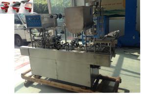 China 3PH PLC 950kg Cup Filling Sealing Machine 4KW For Jelly Cup wholesale