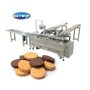 China Cream Sandwich Biscuit Machine Automatic Sandwich Biscuit Packaging Machine wholesale