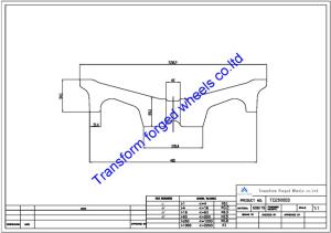 China TC200003 20 inch forged center disk blanks wholesale