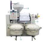 500kg/h Automatic Control Spiral Oil Press Machine Mustard Oil Filter Machine