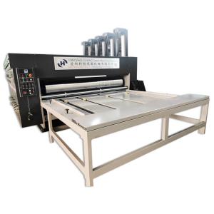China Semi-automatic Carton Chain Feeder Flexo Printing Slotting Rotary Die Cutting Machine wholesale
