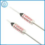16A One Shot Thermal Cutoff Fuse Cross UL VDE Microtemp Thermal Fuse