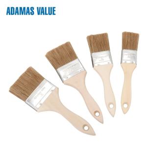 China 8-10mm Thickness Wooden Handle Paint Brushes With Mixed Natural Bristles wholesale