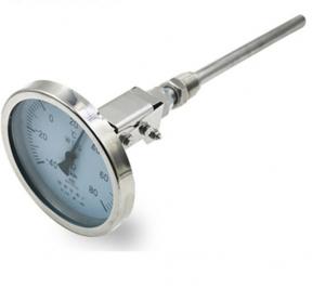China Back Install Bimetal Temperature Gauge WSS Water Thermometer on sale
