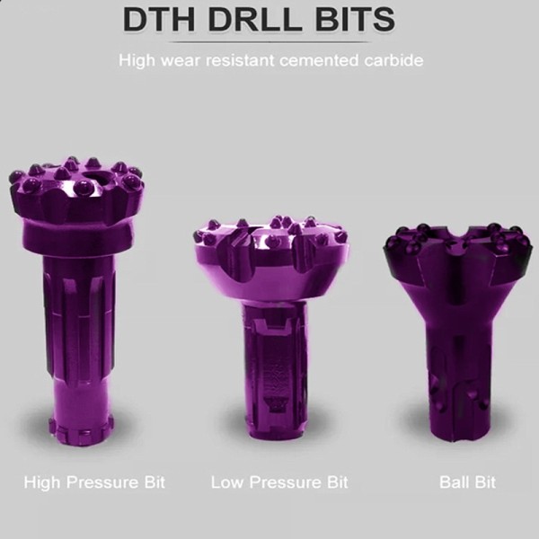 Wear Resistant DTH Button Bit with Tungsten Carbide Buttons for High Performance Drilling