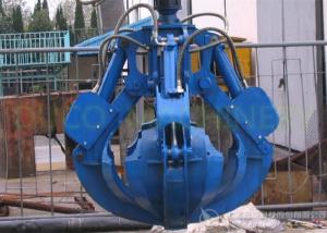 China Hydraulic Orange Peel Grab , Strong Body Mechanical Grab Bucket For Coal Clinker wholesale