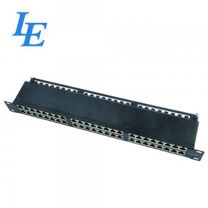 China Dual Home Network Patch Panel CRS Material FTP Type ISO Certification wholesale