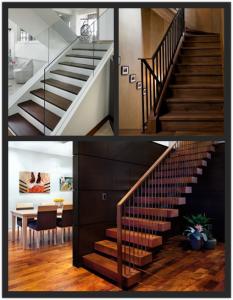 China prefinished walnut solid wood stair tread wholesale