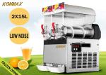 15L X 2 Tank 110V 700W Frozen Drink Machine Margarita Maker For Restaurant