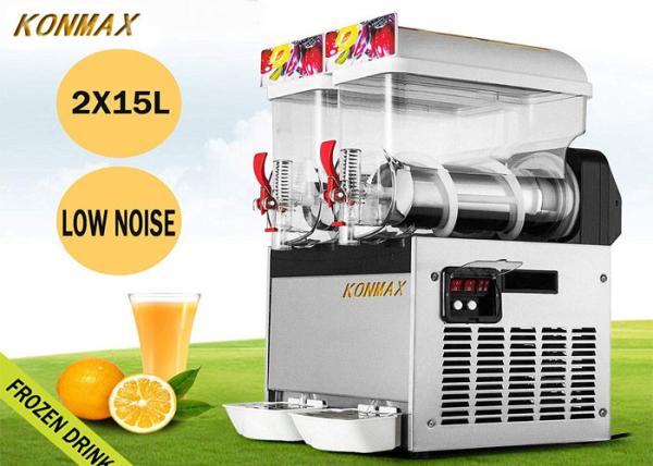 15L X 2 Tank 110V 700W Frozen Drink Machine Margarita Maker For Restaurant