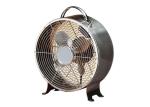Household Electric Retro Desk Fan Built In Handle 3 Aluminum Blades
