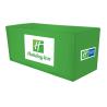 Buy cheap Customized Display banner fabric printing table cloth/tradeshoe table cloth from wholesalers