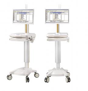 China Integrated Computer Trolley Hospital Use Height Adjuatable Movable With Four Castors wholesale