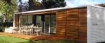 Luxury Villa Prefabricated Detachable Container House Wooden With Plastic Steel