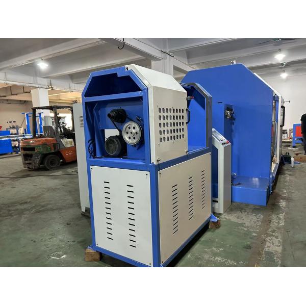 Cantilever Type Copper Wire Twisting Machine , 7*1.38 Single Twist Bunching Machine