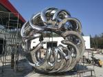 316L Stainless Steel Large Outdoor Garden Statues 3M Height Abstract Style