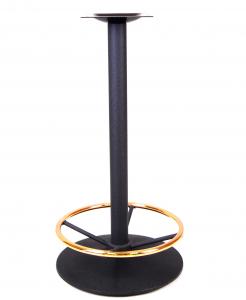 0201 Item Round Restaurant Table Bases / Metal Pedestal Table Legs With Cast Iron Footing
