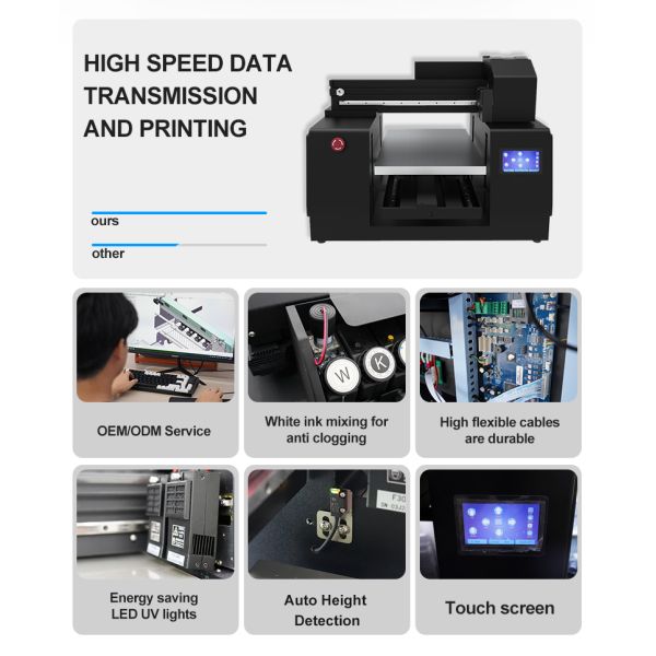 KECAI 2026 Trending A3 Size Desktop Inkjet Printing Machine UV Flatbed Printer for Phone Case Glass PVC Card Ceramic Gift