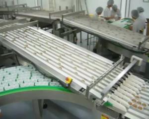 China High Speed Biscuit Packing Line Food On Flat Automatic Biscuit Tray Packing Machine wholesale