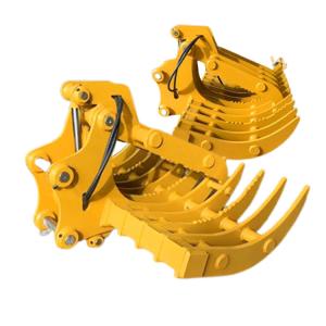 China Heavy Duty Excavator Riddle Rake Bucket , Lawn Stone Rake For Komatsu Pc200 Pc300 wholesale