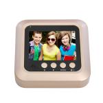 wide angle glass lens Brass Door Eye with cover peeping door viewer