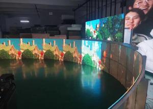 China Transparent Flexible Full Color LED Screen 32748 dots/㎡ Pixel density wholesale