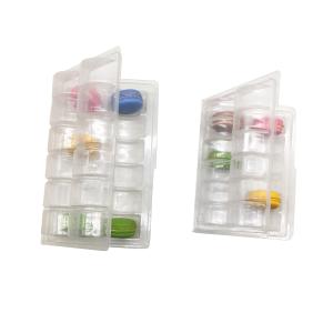 China Customized Plastic Clam Shell Packaging Plastic Tray food grade wholesale
