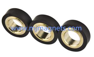 China plastic Injection bonded permanent magnet for automotive wholesale