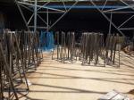 Hydraulic Wire Reel Stand Cable Manuacturing Equipment 5 - 10 Ton With Wheels