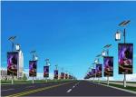 High Brightness Led Display Billboard 3G Wifi Street Light Advertising Pole