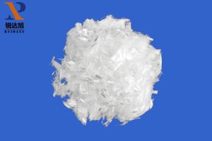 China PP FIBER High Intensity Bunchy Mono-filament Fiber for Anti-Crack and Improved Concrete Performance 3-50mm Length White 24kg Plastic Bag Bulk Package wholesale