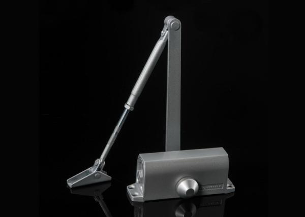 Fire Safety Small Aluminum Door Closer Light Duty Regular Arm Noiseless Easy