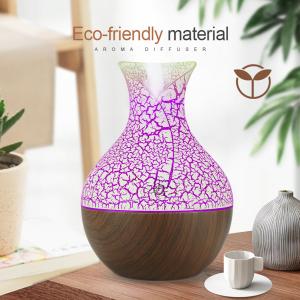China 7 Color Changing LED Light Aromatherapy Essential Oil Diffuser air ultrasonic humidifier Light Wood color GK-YX-060 wholesale