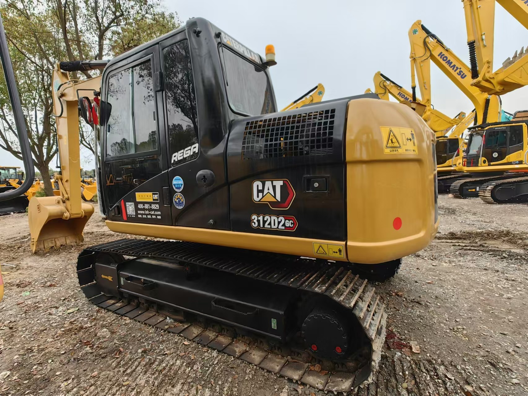 12 Ton Caterpillar 312 Used Middle Excavator Second Hand Cat 312D Digger