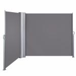 Windproof Retractable Side Awning Shade Cover Strong Impact Resistance