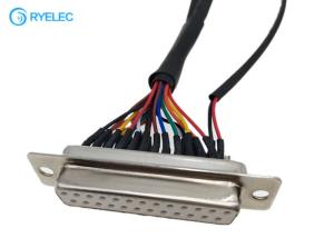 China DB25 Micro D - Sub Adapter Female To Molex 1.5mm Pitch 8 Pin 12 Pin 87439 1007 24 Awg Cable wholesale