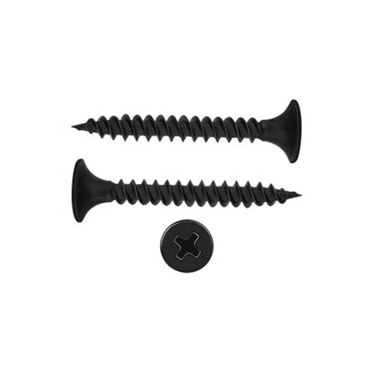 C1022A Metric Black Countersunk Head Drywall Screw for Heavy Industry Installations