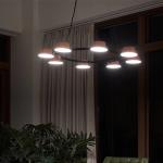 Creative ring living room chandelier Modern minimalist ring Chandelier Olo LED