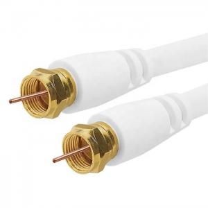 China TV Antenna 75Ohm RG6 F Connector Coax Coaxial Cable on sale