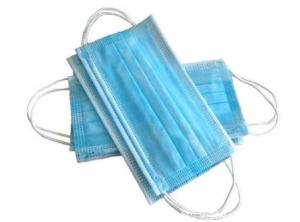 China Disposable Blue Earloop Face Mask Non Irritating For House Cleaning / Woodworking wholesale