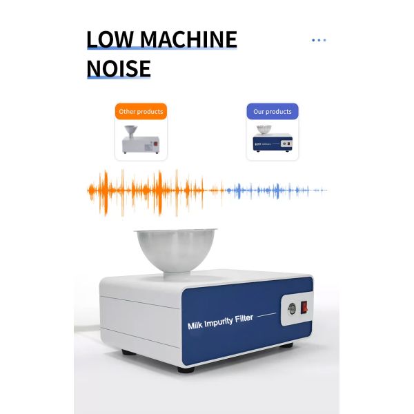 Hyz Milk Impurity Filter Low Noise Portable Dairy Impurity High Efficiency Filtration Instrument