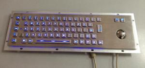 China Rugged Vandal Proof Metal PC Keyboard USB PS2 Interface Steel Mechanical Keyboard wholesale