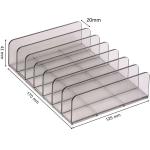 Transparent Acrylic Eyeshadow and Makeup Organizer with Dividers Desktop Storage