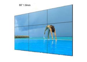 China Large 55 Inch Samsung Screen Seamless Video Wall With UNB 1.8mm 500Nits wholesale