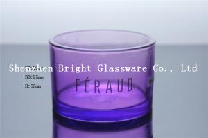 Color Glass Candle Holder For wholesale