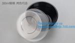 PLA Tray To Go Containers Food Disposable Biodegradable Plastic PLA bowl Salad