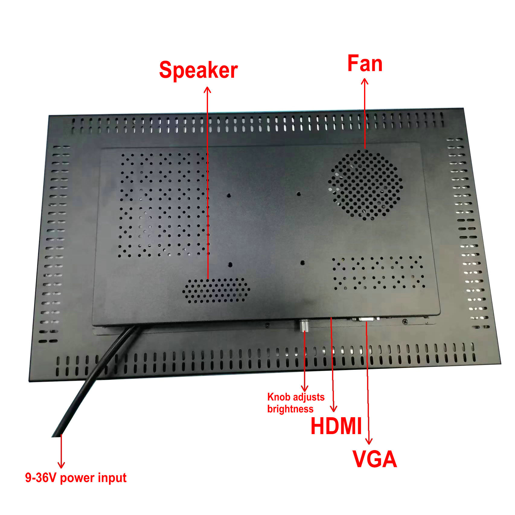 21.5-Inch 2500nits Outdoor 24V Battery-Powered Portable External Computer Monitor