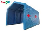 Inflatable Frame Tent Blue Oxford Cloth Outside Inflatable Decontamination Tent