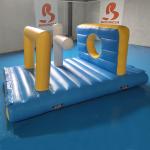 ENISO25649 0.9mm Pvc Tarpaulin Inflatable Water Obstacle For Lake Or Sea