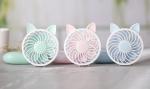 Creative New Style Small Dog Shape USB Handheld Table Fan for Home Outdoor